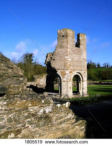The Lavabo & Chapter House, Mellifont Abbey (1142), Co Louth, Ireland View Large Photo Image Stock Photo - The Lavabo & Chapter House, Mellifont Abbey (1142), Co Louth, Ireland. Fotosearch
