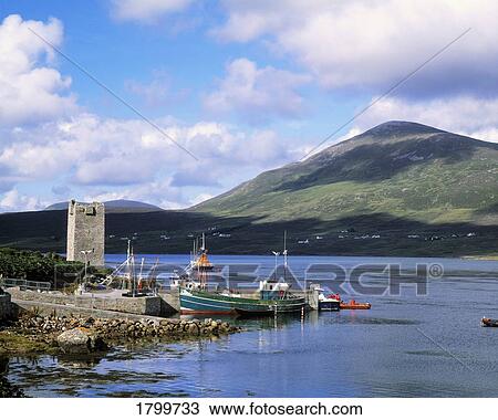 The Tower at Kildavnet on Achill Island in Ireland View Large Photo Image Stock Image - The Tower at Kildavnet on Achill Island in Ireland. Fotosearch