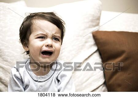 Toddler crying View Large Photo Image Stock Photo - Toddler crying . Fotosearch