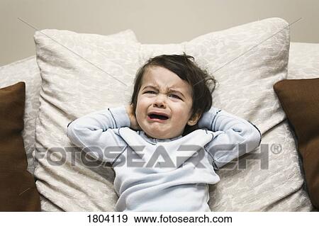 Toddler crying View Large Photo Image Stock Photo - Toddler crying . Fotosearch