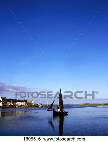 Traditional Galway Hooker, River Corrib, Galway City, Ireland View Large Photo Image Stock Photograph - Traditional Galway Hooker, River Corrib, Galway City, Ireland. Fotosearch