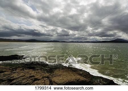 Picture - Tramore Strand, Downings, Co. Donegal, Ireland. Fotosearch