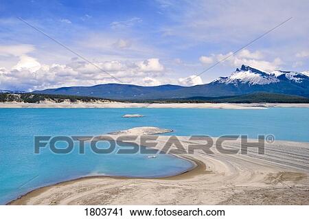 View of Abraham Lake from Windy Point View Large Photo Image Stock Image - View of Abraham Lake from Windy Point . Fotosearch