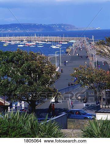 View to Howth Head from Dun Laoghaire, Dublin, Ireland View Large Photo Image Picture - View to Howth Head from Dun Laoghaire, Dublin, Ireland. Fotosearch