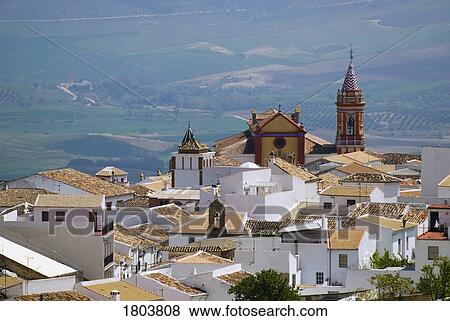 Village of Cañete La Real in Málaga province, Andalucia, Spain View Large Photo Image Stock Photo - Village of Cañete La Real in Málaga province, Andalucia, Spain . Fotosearch