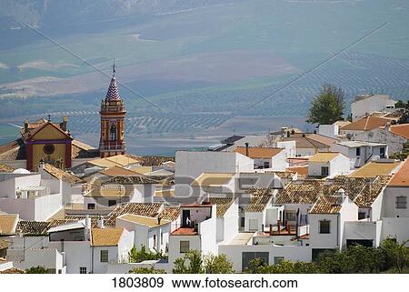 Village of Cañete La Real in Málaga province, Andalucia, Spain View Large Photo Image Stock Photo - Village of Cañete La Real in Málaga province, Andalucia, Spain . Fotosearch