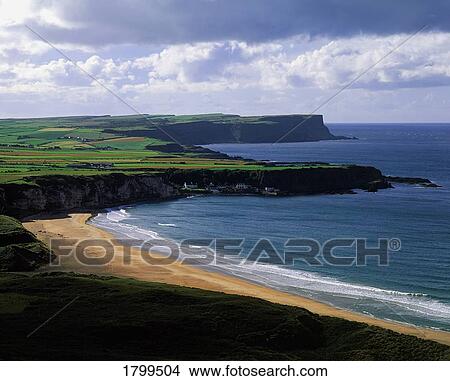 Whitepark Bay, Co. Antrim, Ireland View Large Photo Image Picture - Whitepark Bay, Co. Antrim, Ireland. Fotosearch