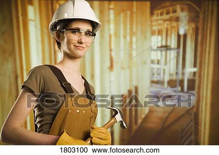 Woman carpenter View Large Photo Image Stock Image - Woman carpenter. Fotosearch