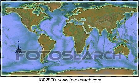 World map View Large Photo Image Stock Image - World map. Fotosearch