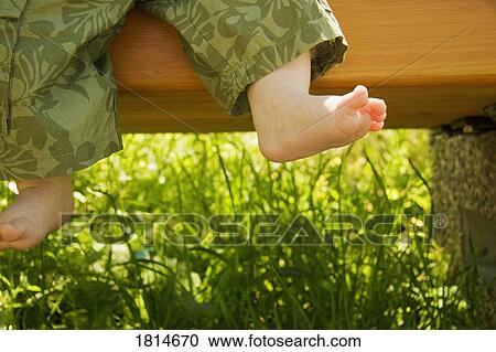 Stock Image - Baby feet. Fotosearch
