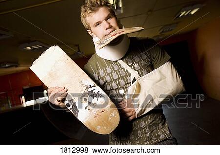 Stock Photo - Broken skateboard. Fotosearch