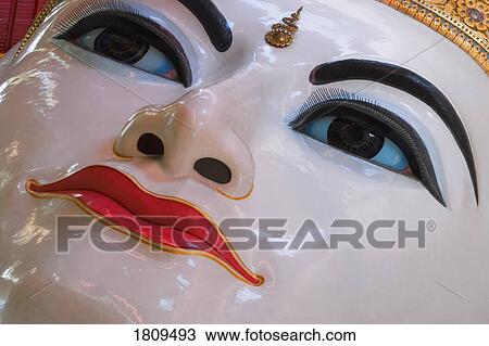 Face of Giant Buddha in temple View Large Photo Image Stock Image - Face of Giant Buddha in temple . Fotosearch