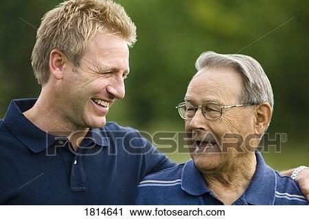 Stock Image - Father and Son. Fotosearch