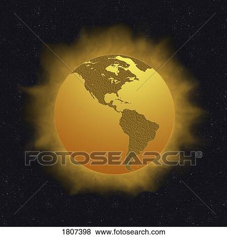 Glowing globe View Large Photo Image Stock Photo - Glowing globe. Fotosearch