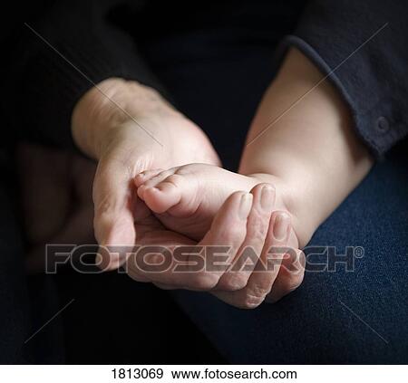 Stock Photo - Grandparent with child. Fotosearch