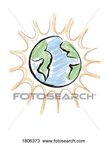 Illustration of earth View Large Photo Image Stock Image - Illustration of earth. Fotosearch