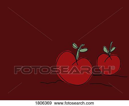 Illustration of two fruits View Large Photo Image Stock Photo - Illustration of two fruits. Fotosearch