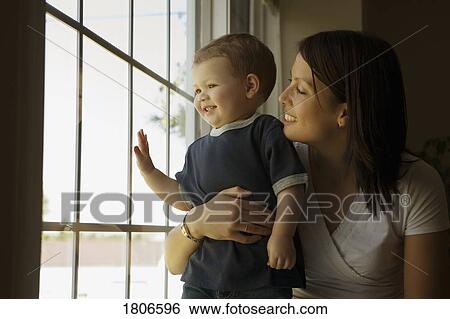Mother and son View Large Photo Image Stock Photograph - Mother and son. Fotosearch