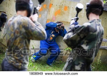 Paintball View Large Photo Image Stock Photo - Paintball. Fotosearch