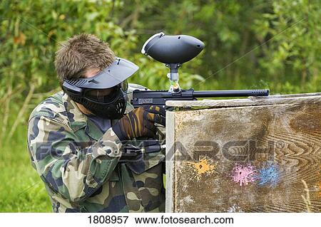 Paintball View Large Photo Image Stock Photo - Paintball. Fotosearch