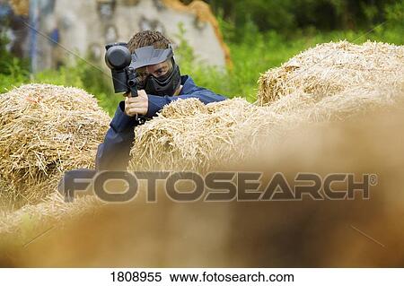 Paintball View Large Photo Image Stock Photography - Paintball. Fotosearch