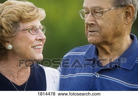 Stock Photo - Portrait of a senior couple. Fotosearch