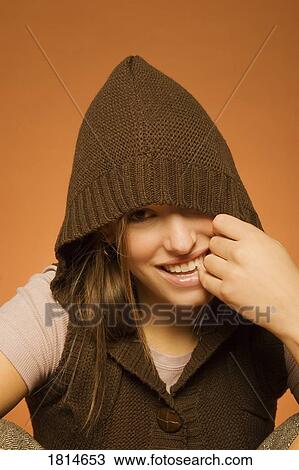 Stock Image - Portrait of a woman. Fotosearch