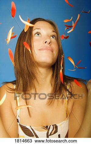 Stock Image - Portrait of a woman. Fotosearch