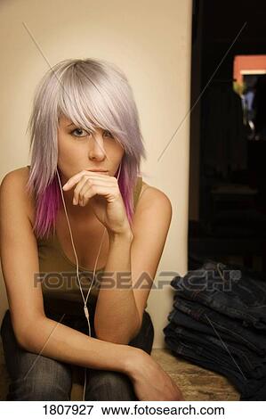 Stock Photo - Portrait of a woman. Fotosearch