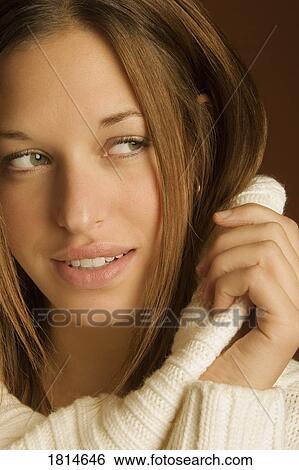 Portrait of a woman View Large Photo Image Stock Photograph - Portrait of a woman. Fotosearch