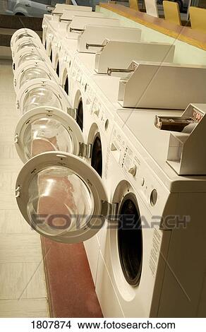 Picture - Row of dryers. Fotosearch