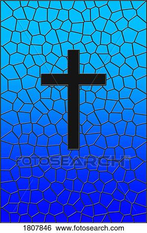 Stock Photograph - Stained glass illustration . Fotosearch