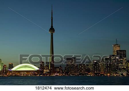 Picture - Toronto skyline, Toronto, Ontario, Canada . Fotosearch
