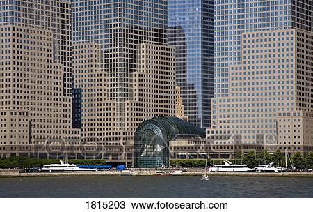 Stock Image - World Financial Center, Lower Manhattan, New York City, New York, USA . Fotosearch