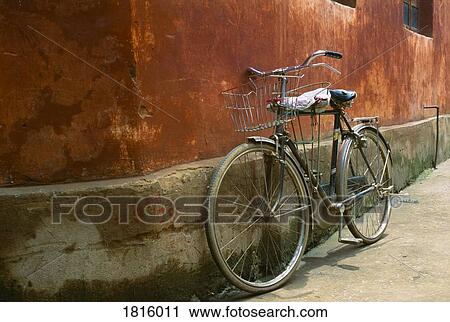 Stock Image - A bicycle in Beijing, China. Fotosearch