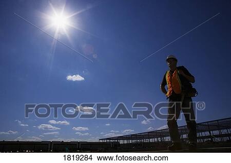 A construction worker View Large Photo Image Picture - A construction worker. Fotosearch