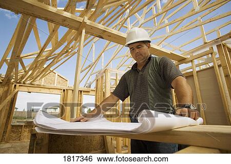Stock Photograph - A construction worker. Fotosearch