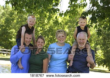 A family portrait View Large Photo Image Stock Photo - A family portrait. Fotosearch