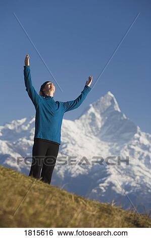 A woman in awe View Large Photo Image Stock Photograph - A woman in awe. Fotosearch