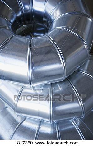 Aluminum ducts View Large Photo Image Stock Image - Aluminum ducts. Fotosearch