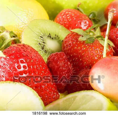 Closeup of fruits View Large Photo Image Stock Photo - Closeup of fruits. Fotosearch