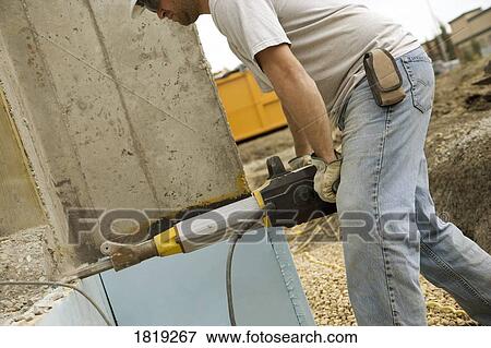Stock Photo - Construction worker. Fotosearch