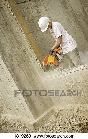Stock Photo - Construction worker. Fotosearch