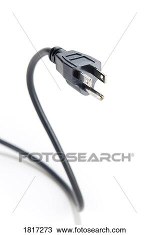 Stock Image - Electrical cord plug. Fotosearch
