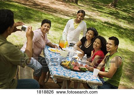 Family picnic View Large Photo Image Stock Photograph - Family picnic. Fotosearch