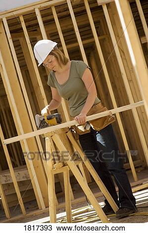 Female construction worker View Large Photo Image Stock Image - Female construction worker. Fotosearch