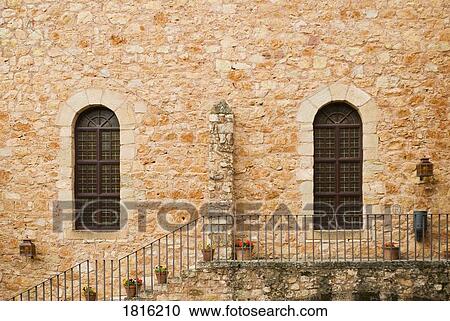 Inner Courtyard of the Parador de Siguenza, Castilla - La Mancha, Spain View Large Photo Image Stock Image - Inner Courtyard of the Parador de Siguenza, Castilla - La Mancha, Spain . Fotosearch