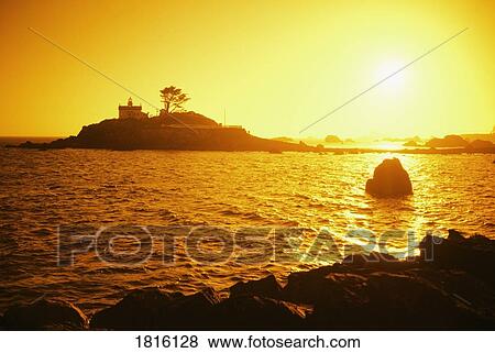 Stock Photo - Lighthouse, Crescent City, California. Fotosearch