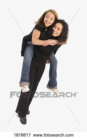 Stock Photo - Mother and daughter. Fotosearch