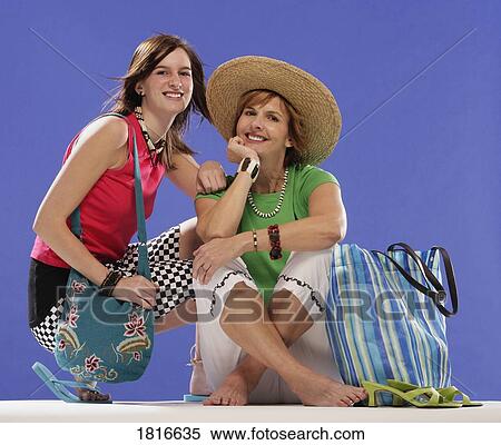 Stock Photography - Mother and daughter. Fotosearch